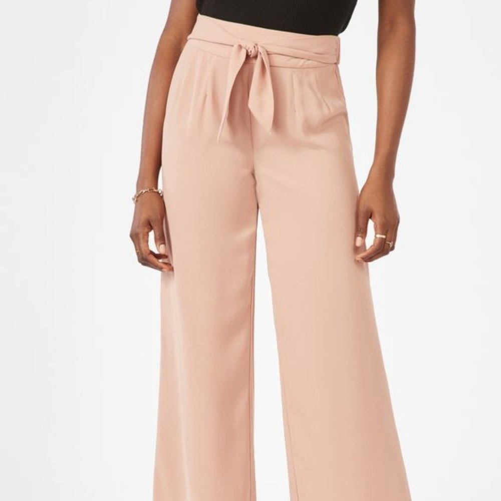 NWOT Just Fab Tie Wide Leg Pants